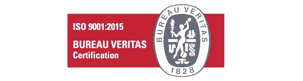 Certification ISO 9001:2015 Bureau Veritas